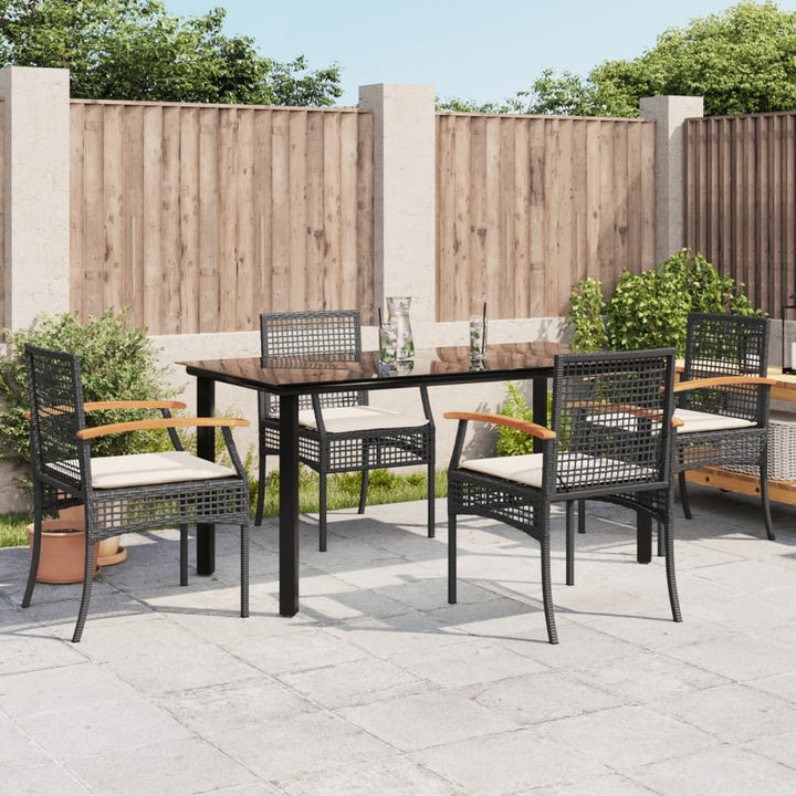 Set Mobilier De Grădină Cu Perne, 3 Piese, , Poliratan