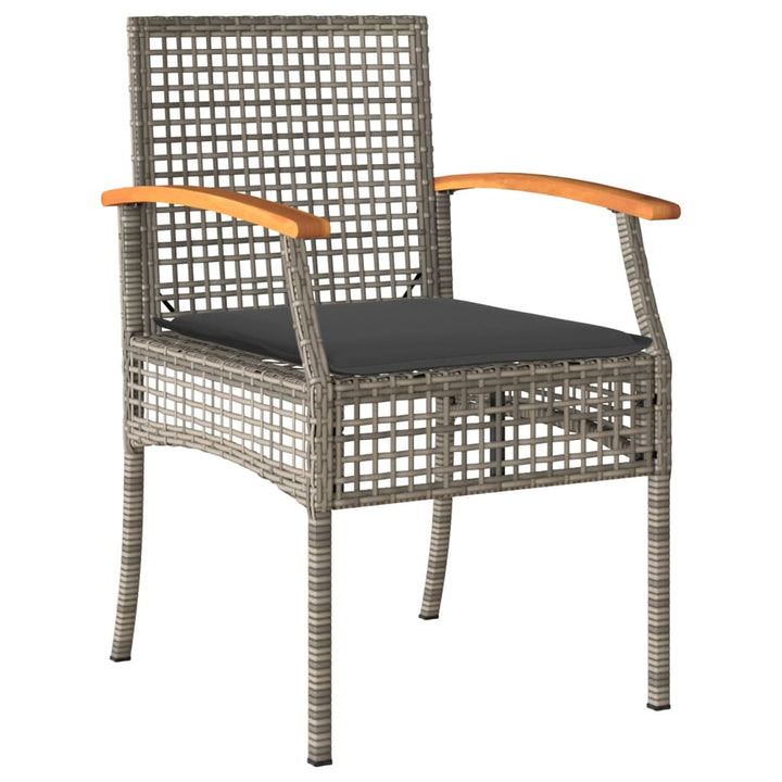 Set Mobilier De Grădină Cu Perne, 3 Piese, , Poliratan
