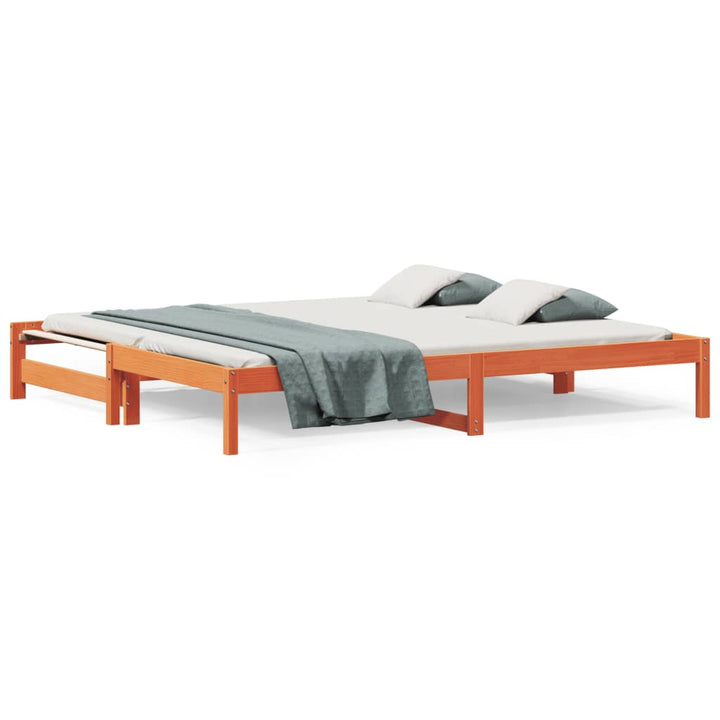 Pat De Zi Cu Extensie, , 90X200Cm, Lemn Masiv De Pin