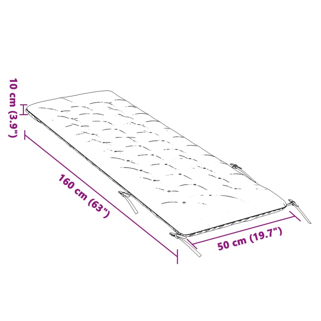Pernă Șezlong, , 160X50X10 Cm, Piele Întoarsă Artificială