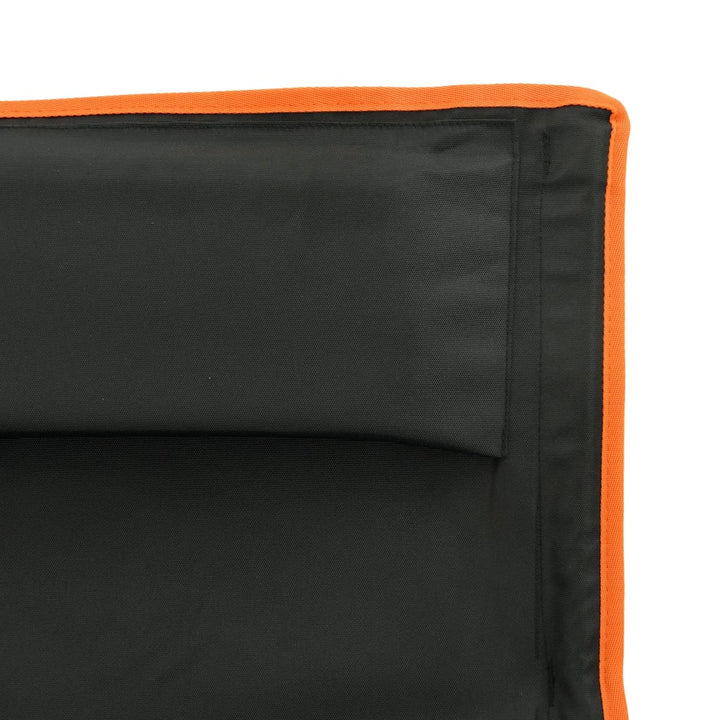 Scaune Camping Pliabile, 2 Buc., Negru, Textil Oxford /Aluminiu