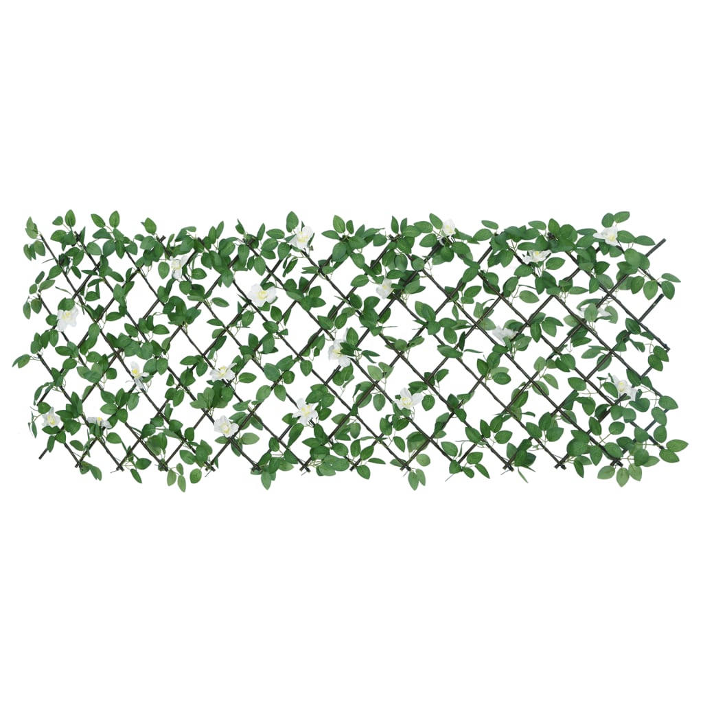 Spalier Cu Iederă Artificială, Extensibil, Verde,