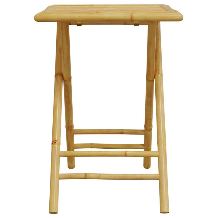 Set De Bistro Pliabil, 3 Piese, Cu Perne , Bambus