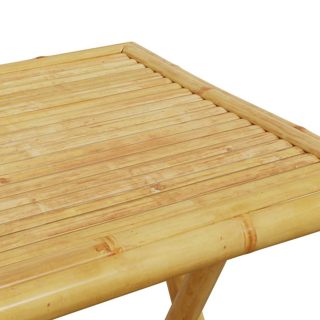 Set De Bistro Pliabil, 3 Piese, Cu Perne , Bambus