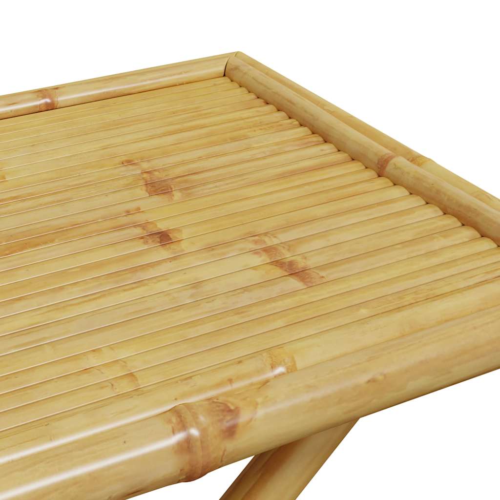 Set De Bistro Pliabil, 5 Piese, Cu Perne , Bambus