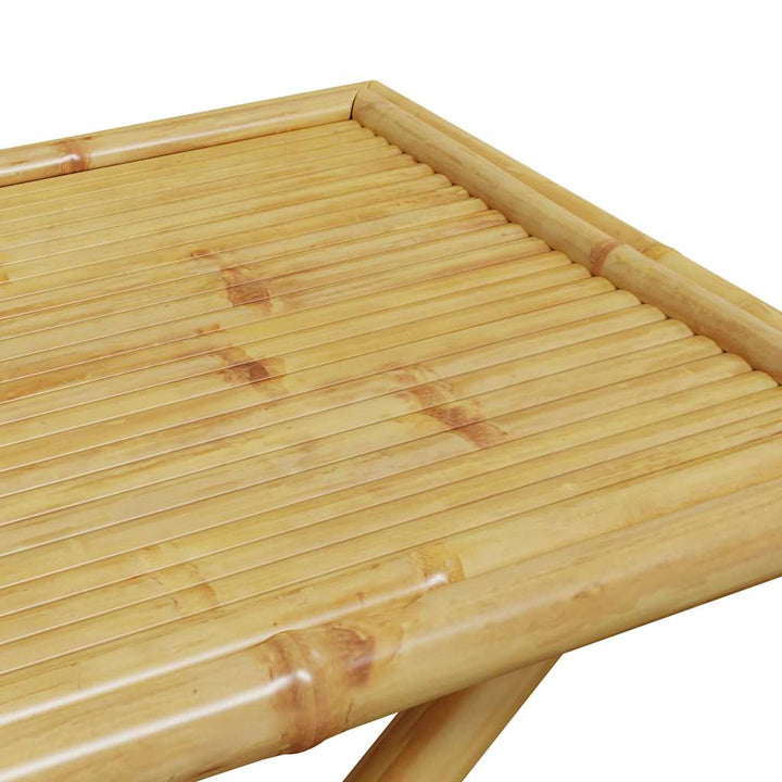 Set De Bistro Pliabil, 5 Piese, Cu Perne , Bambus