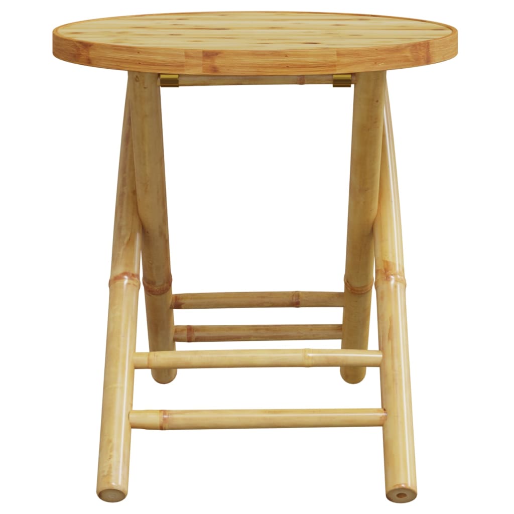 Set De Bistro Pliabil, 3 Piese, Cu Perne , Bambus