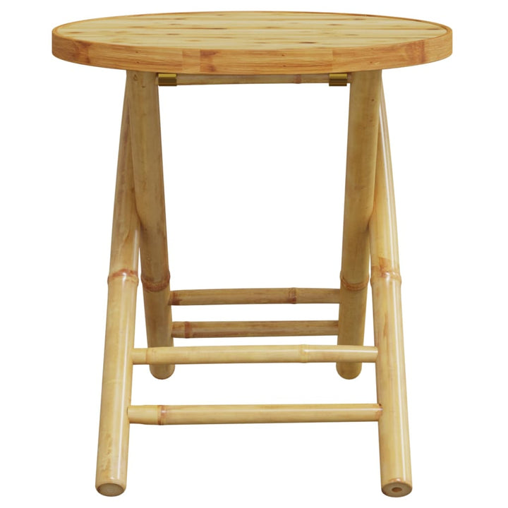 Set De Bistro Pliabil, 3 Piese, Cu Perne , Bambus