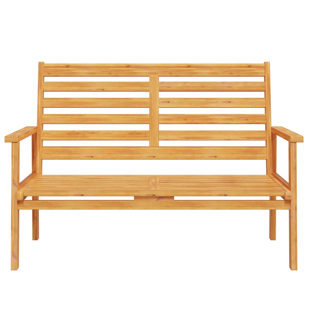 Set Mobilier De Grădină Cu Perne, 3 Piese, Lemn Masiv Acacia