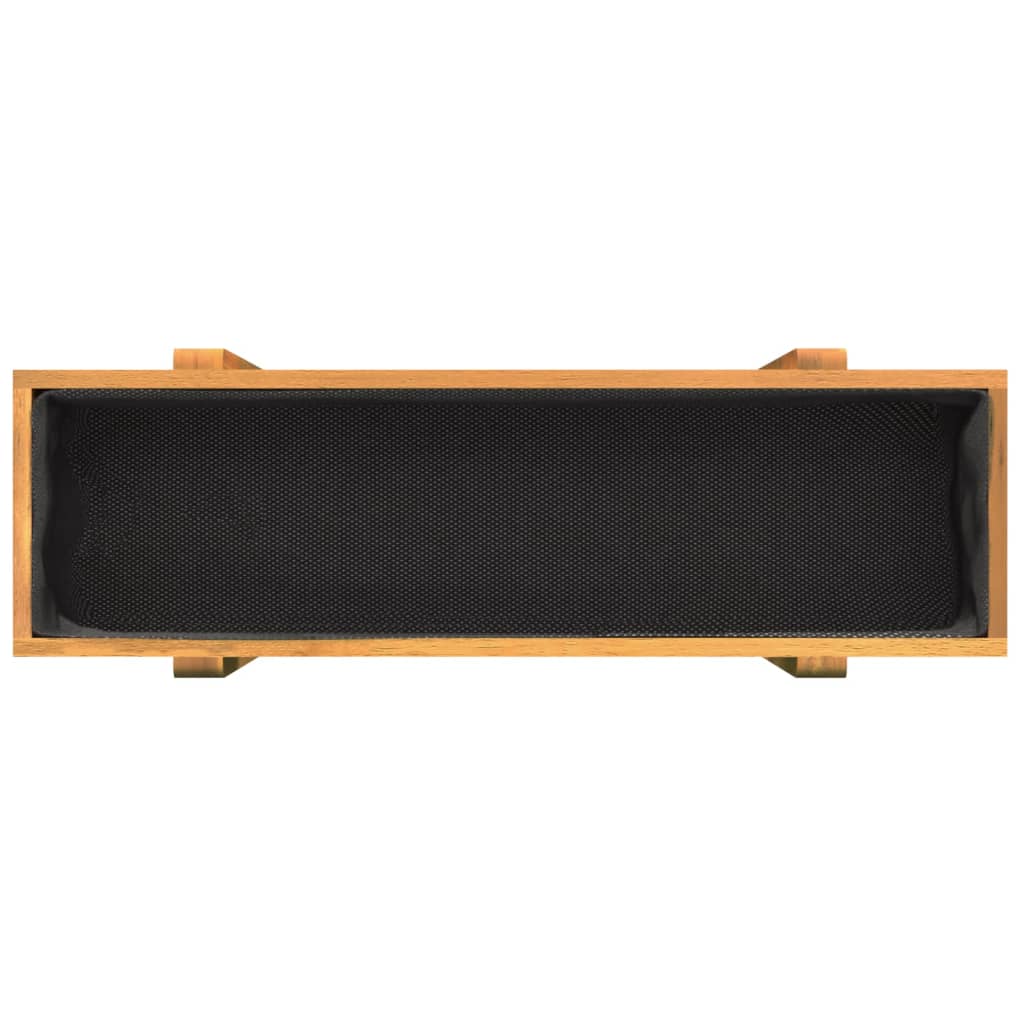 Strat Înălțat De Grădină, 90X30X75 Cm, Lemn Masiv De Acacia