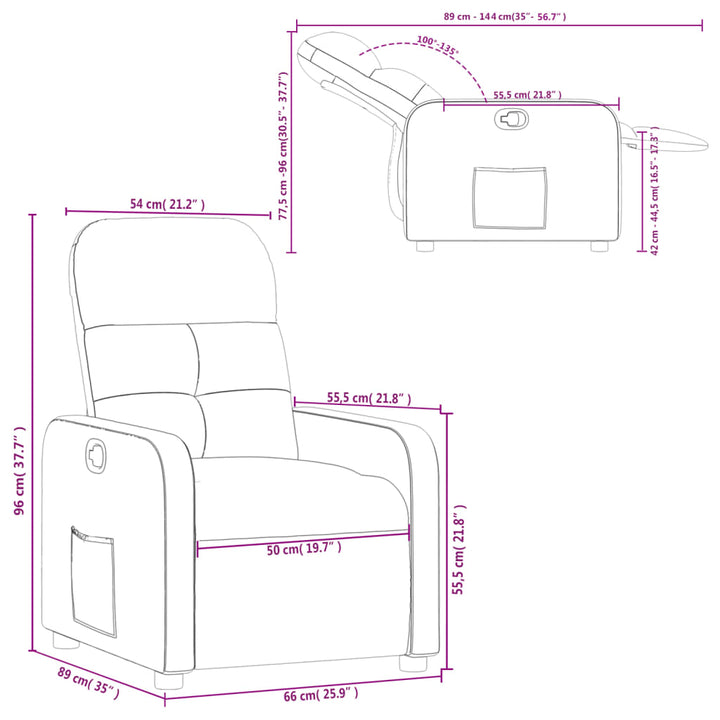 Fotoliu Rabatabil, , Material Textil