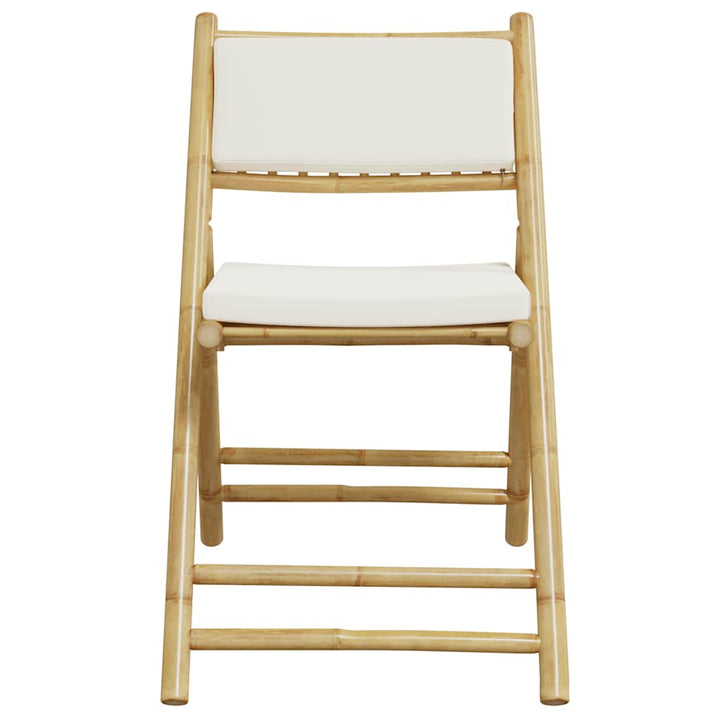 Set De Bistro Pliabil, 3 Piese, Cu Perne , Bambus