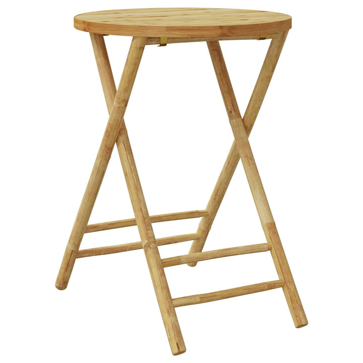 Set De Bistro Pliabil, 3 Piese, Cu Perne , Bambus