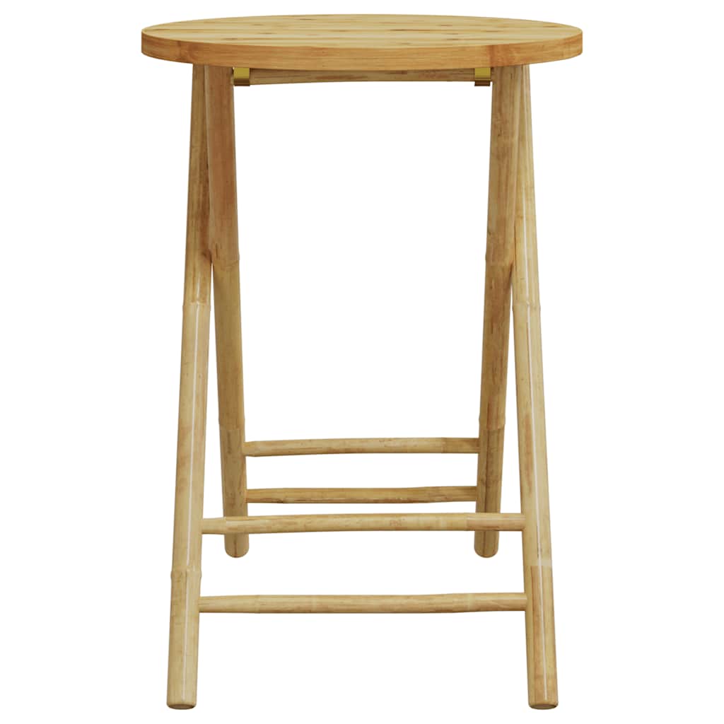 Set De Bistro Pliabil, 3 Piese, Cu Perne , Bambus