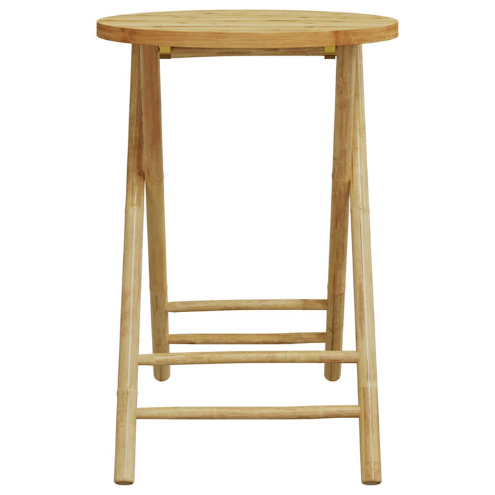 Set De Bistro Pliabil, 3 Piese, Cu Perne , Bambus
