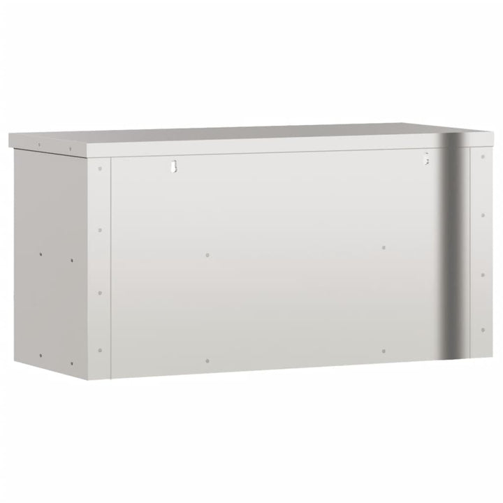 Dulap Bucătărie De Perete Cu Raft, Oțel Inoxidabil