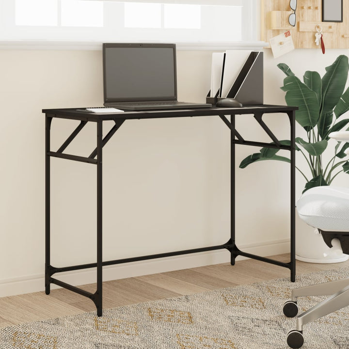 Birou 100X45X76Cm Lemn Compozit/Oțel Vopsit Electrostatic