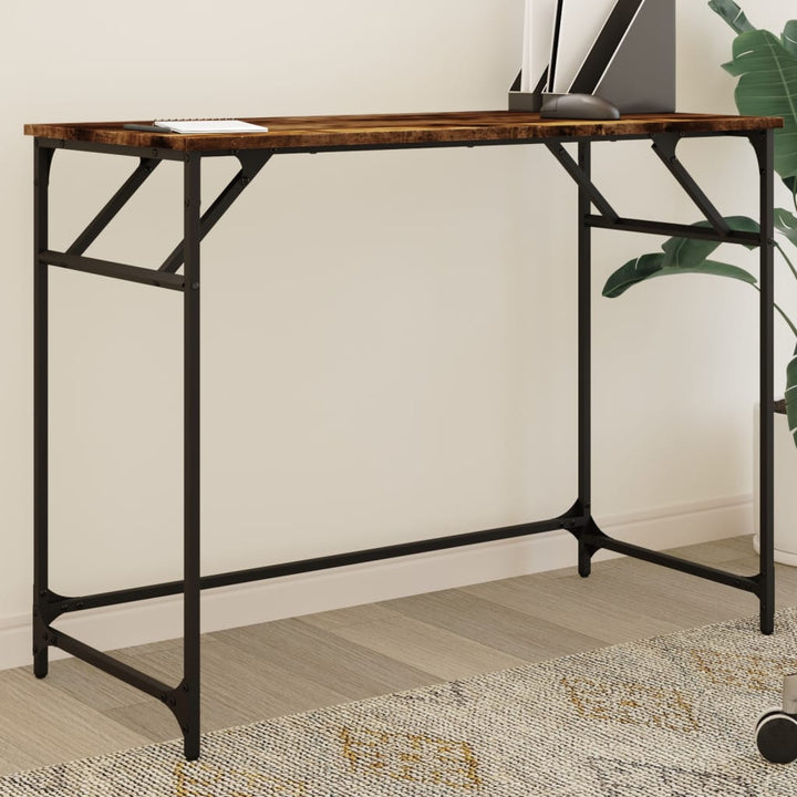 Birou 100X45X76Cm Lemn Compozit/Oțel Vopsit Electrostatic