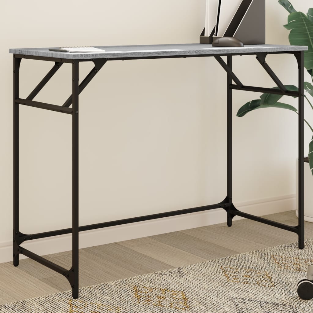 Birou 100X45X76Cm Lemn Compozit/Oțel Vopsit Electrostatic