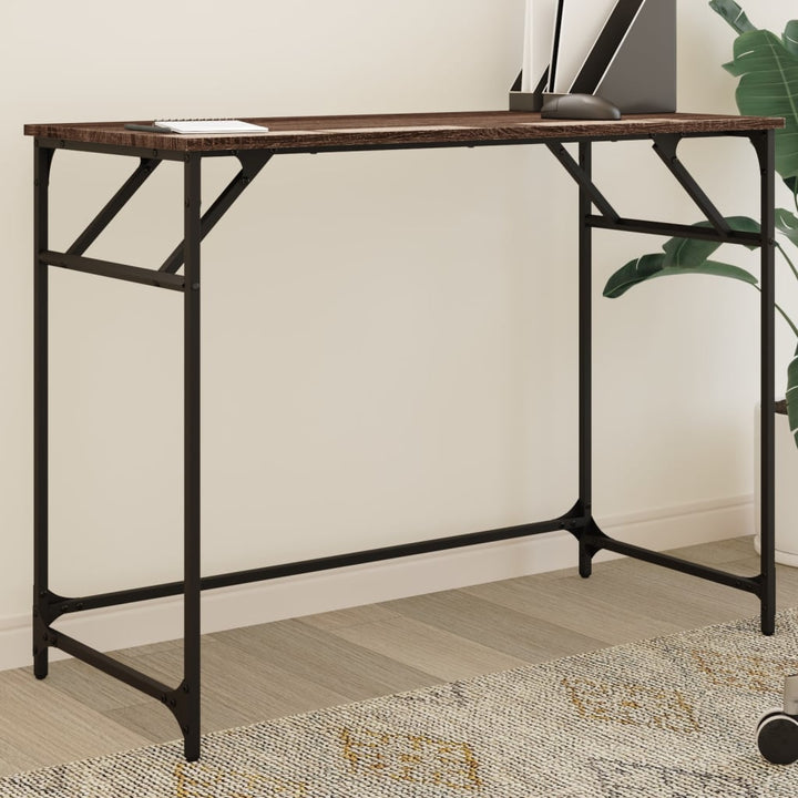 Birou 100X45X76Cm Lemn Compozit/Oțel Vopsit Electrostatic