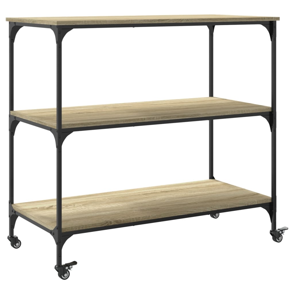 Cărucior De Bucătărie 102X50X95 Cm Lemn