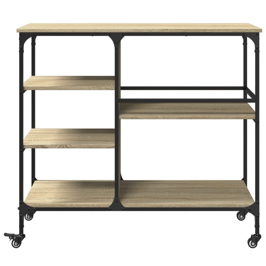 Cărucior De Bucătărie 100X45X89,5Cm Lemn Prelucrat