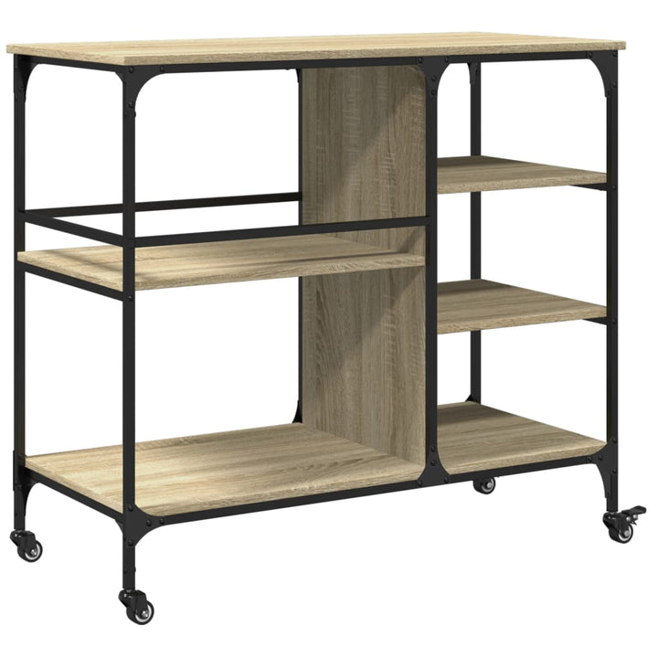 Cărucior De Bucătărie 100X45X89,5Cm Lemn Prelucrat