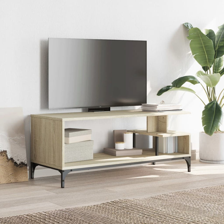 Comodă Tv, , 102X40X41 Cm, Lemn Și Oțel