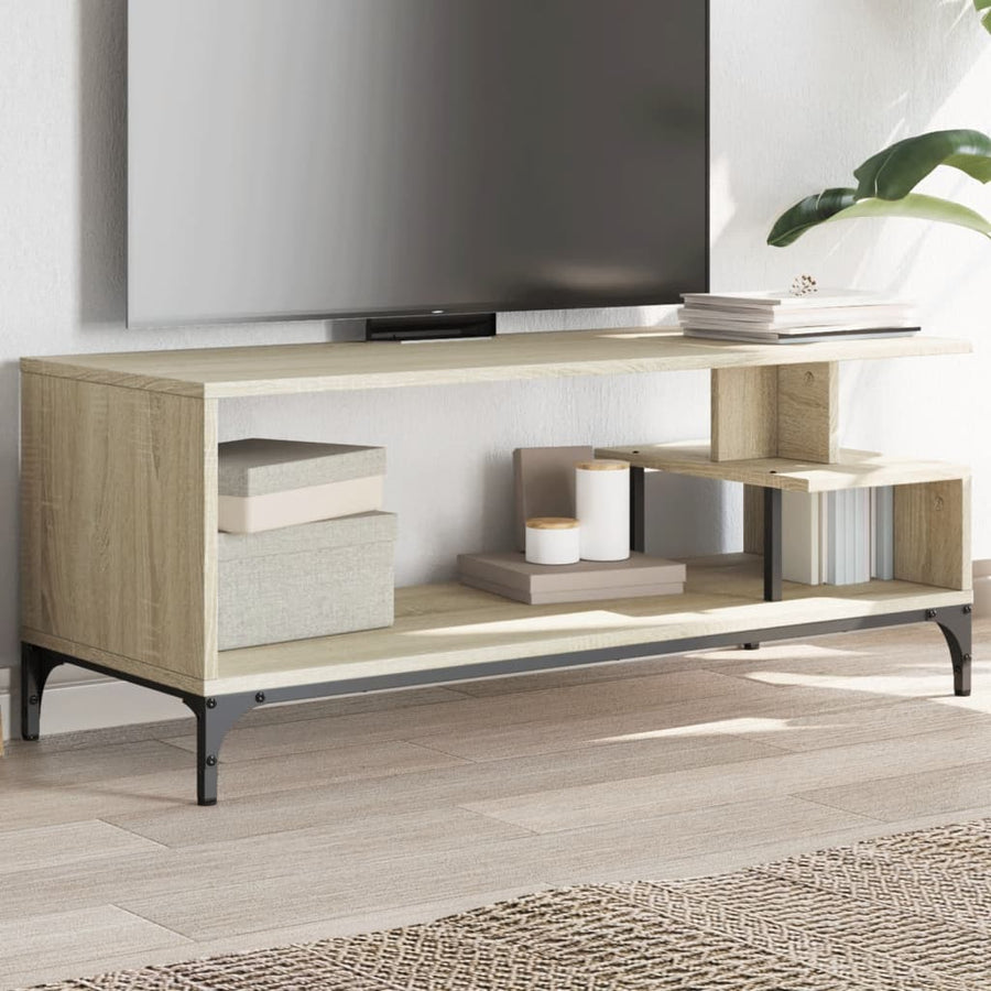 Comodă Tv, , 102X40X41 Cm, Lemn Și Oțel