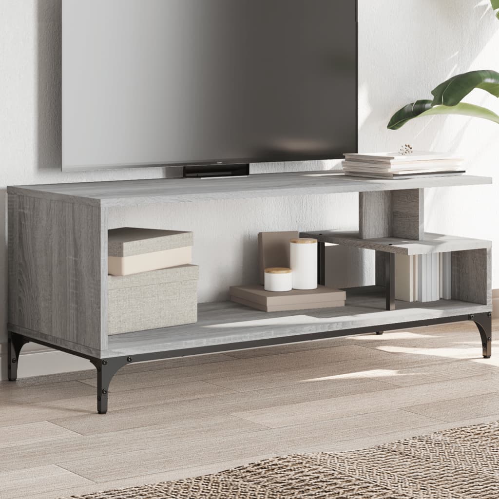 Comodă Tv, , 102X40X41 Cm, Lemn Și Oțel
