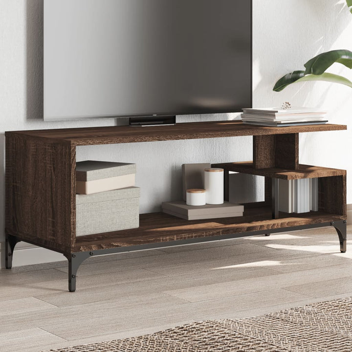 Comodă Tv, , 102X40X41 Cm, Lemn Și Oțel