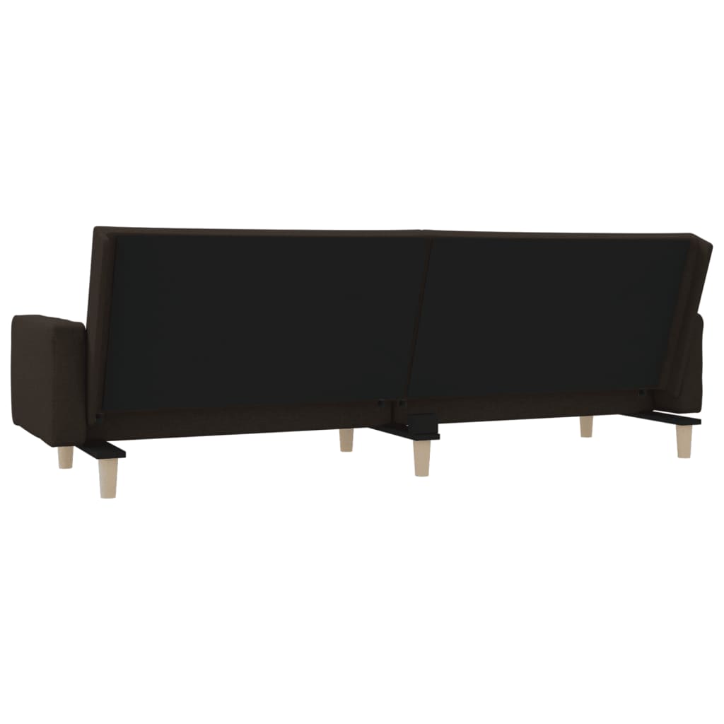 Canapea Extensibilă Cu 2 Locuri, 2 Perne, , Textil