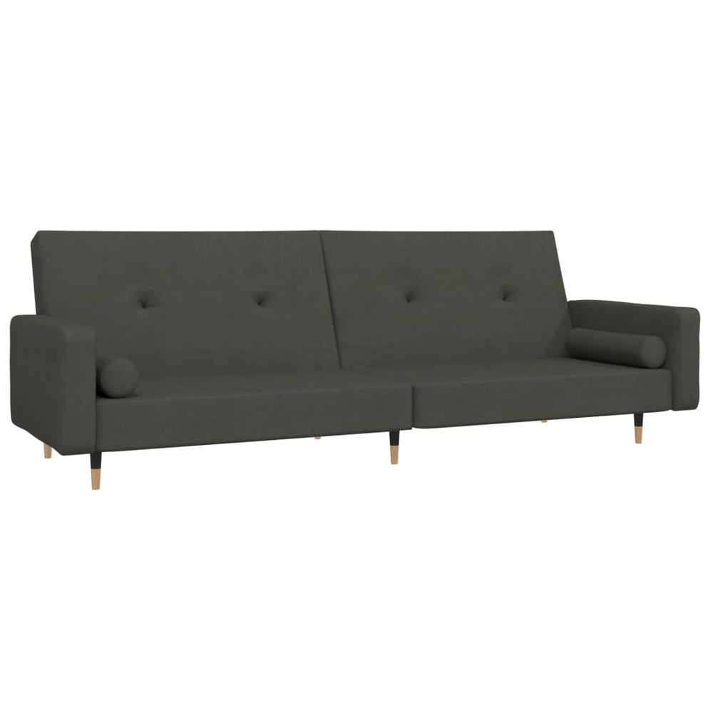 Canapea Extensibilă Cu 2 Locuri, 2 Perne, , Catifea