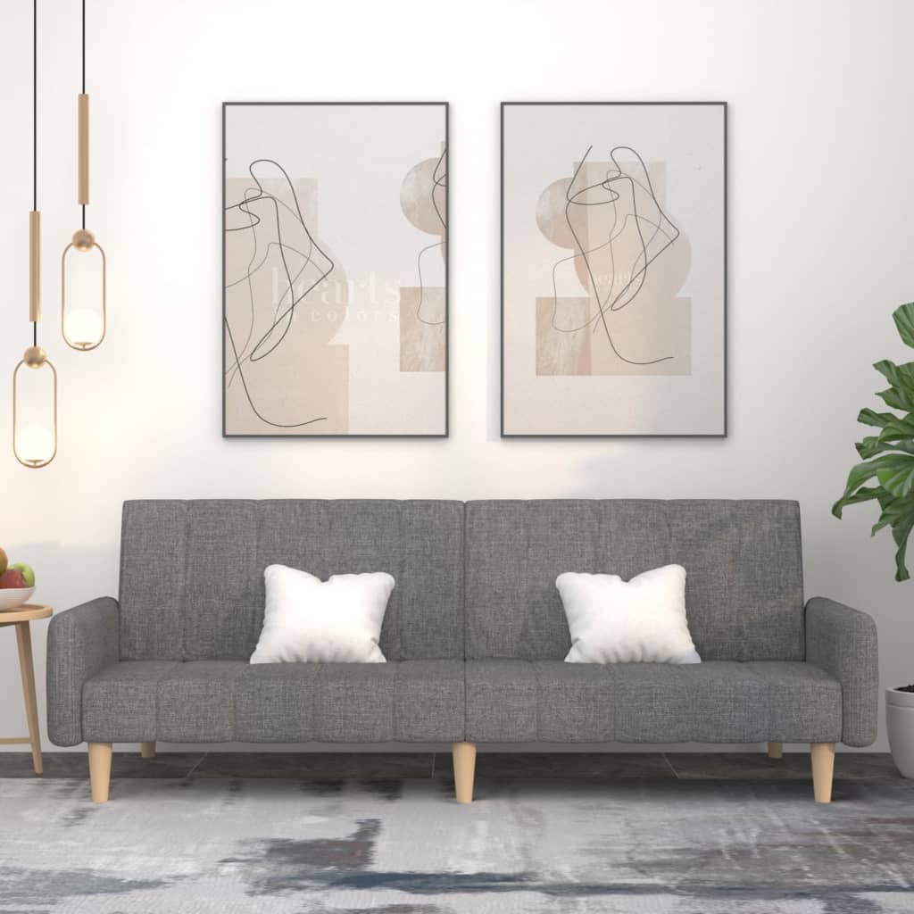 Canapea Extensibilă Cu 2 Locuri, , Material Textil