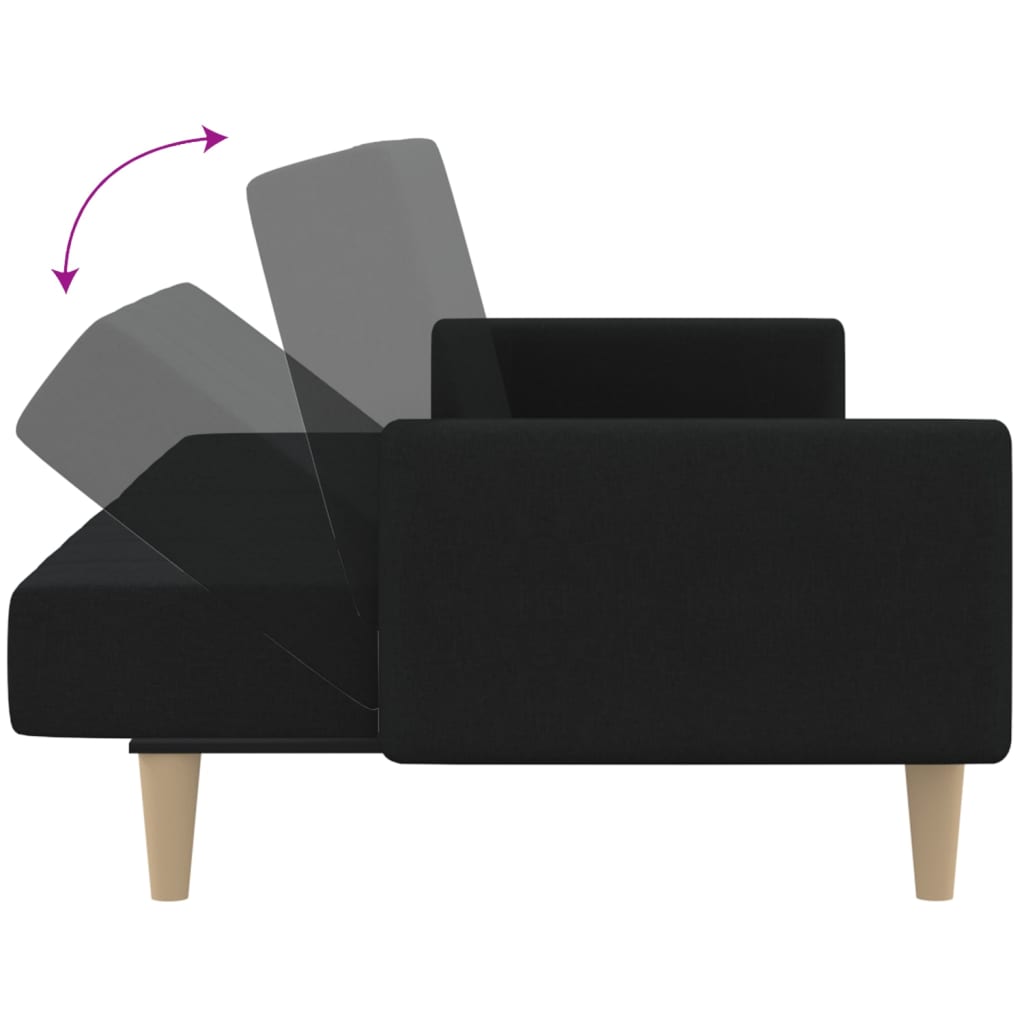 Canapea Extensibilă Cu 2 Locuri, , Material Textil