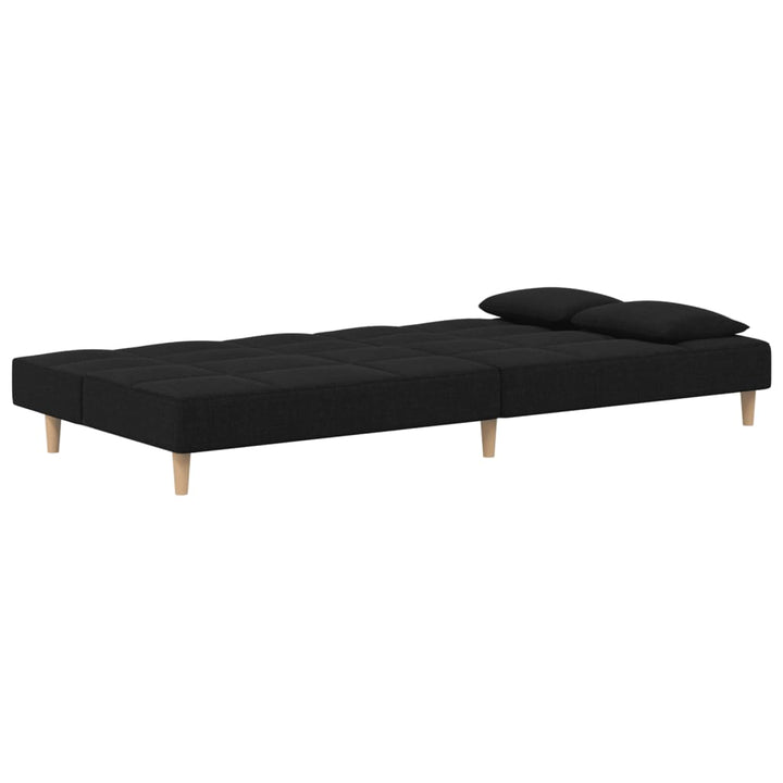 Canapea Extensibilă Cu 2 Locuri, 2 Perne, , Textil