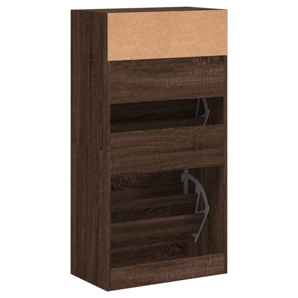 Pantofar, Stejar Maro, 60X34X116 Cm, Lemn Compozit