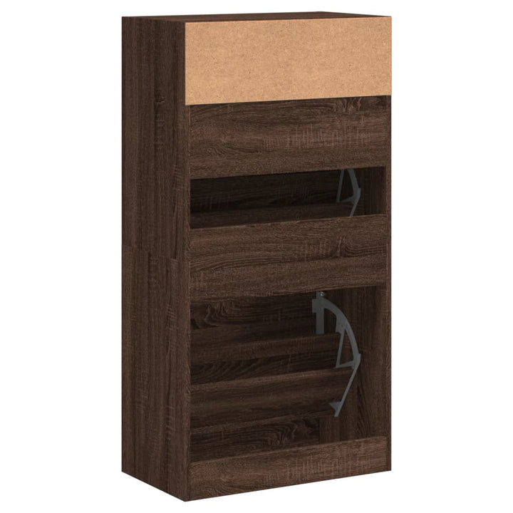 Pantofar, Stejar Maro, 60X34X116 Cm, Lemn Compozit
