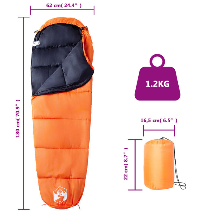 Sac De Dormit Tip Mumie Pentru Adulți De Camping, 3 Anotimpuri