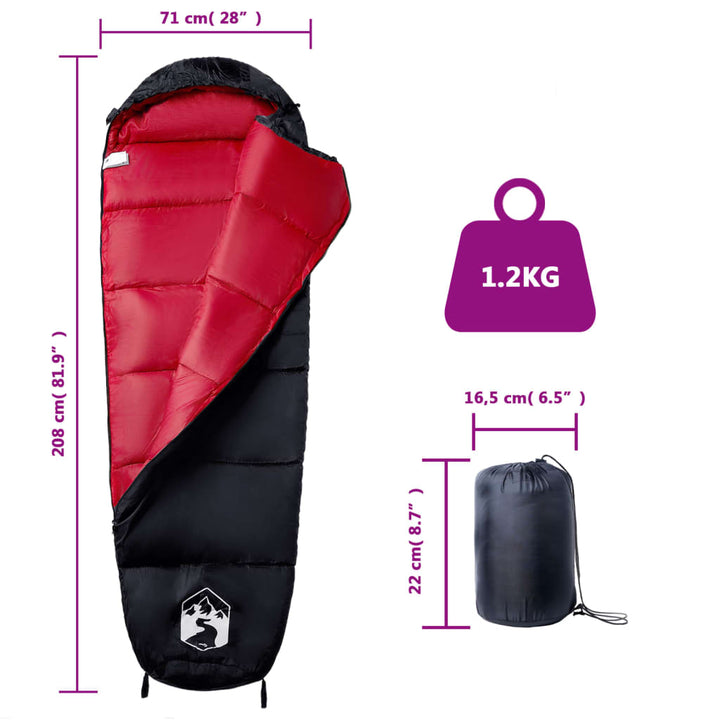 Sac De Dormit Tip Mumie Pentru Adulți De Camping, 3 Anotimpuri