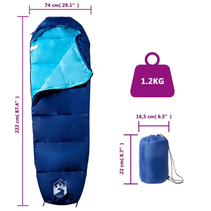 Sac De Dormit Tip Mumie Pentru Adulți De Camping, 3 Anotimpuri