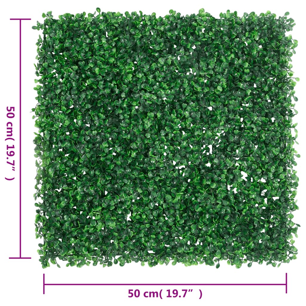 Gard Din Frunze De Arbust Artificiale, 24 Buc., Verde,