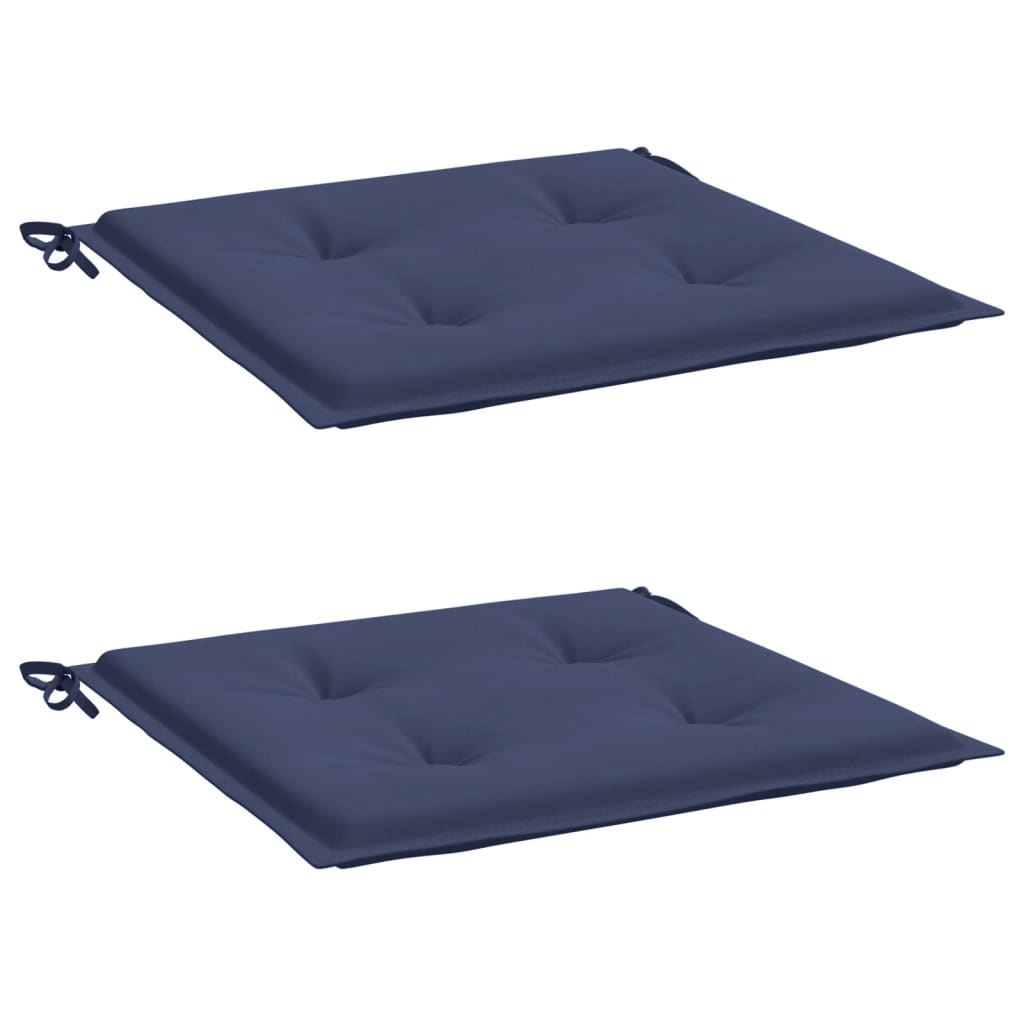 Perne Pentru Paleți 2 Buc. Bleumarin, 50X50X3 Cm, Textil Oxford