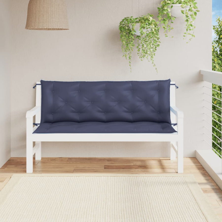 Perne Bancă De Grădină 2Buc. 150X50X7Cm Textil Oxford