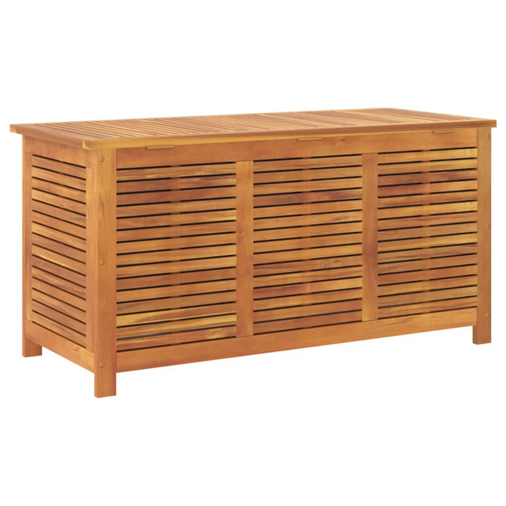 Ladă Depozitare Grădină Cu Grilaj 113X50X56Cm Lemn Masiv Acacia