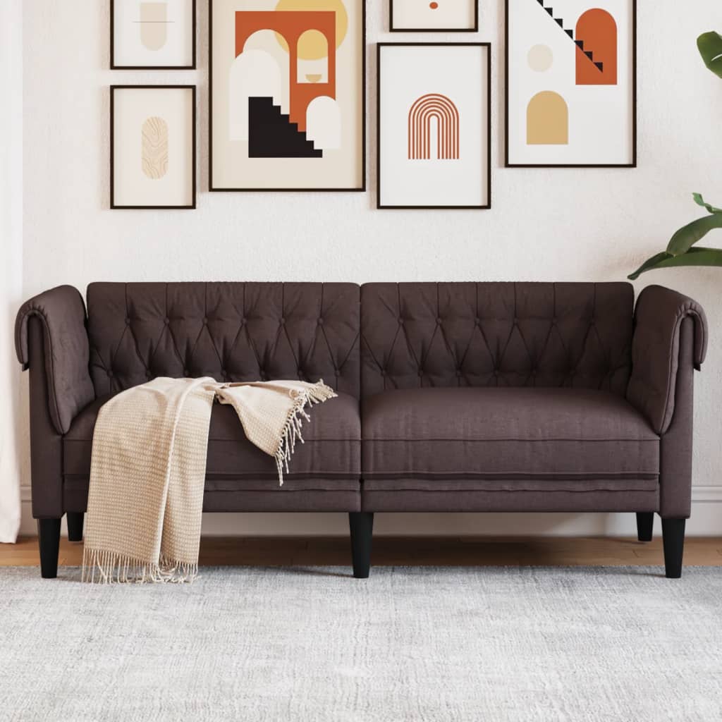 Canapea Chesterfield Cu 3 Locuri, , Material Textil