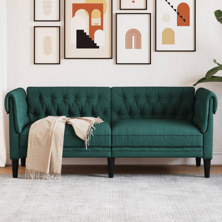 Canapea Chesterfield Cu 3 Locuri, , Material Textil