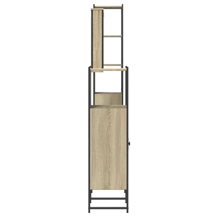 Set Mobilier De Baie, 4 Piese, , Lemn Prelucrat