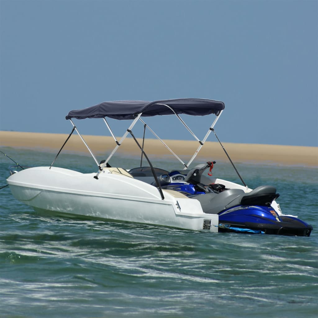 Parasolar Bimini 3 Arcuri Pereți Laterali,