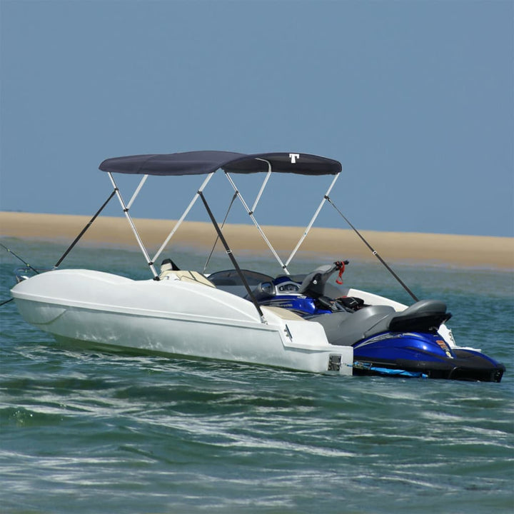 Parasolar Bimini 3 Arcuri Pereți Laterali,